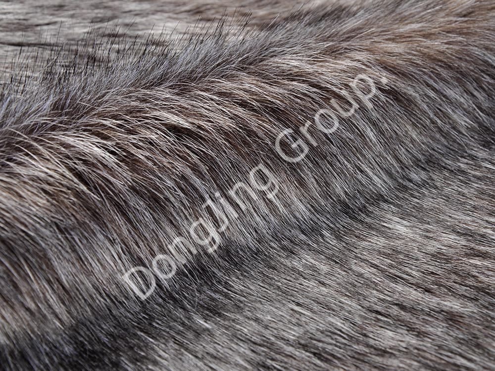 DP0801-Ponta tingida de branco do clipe de café faux fur fabric