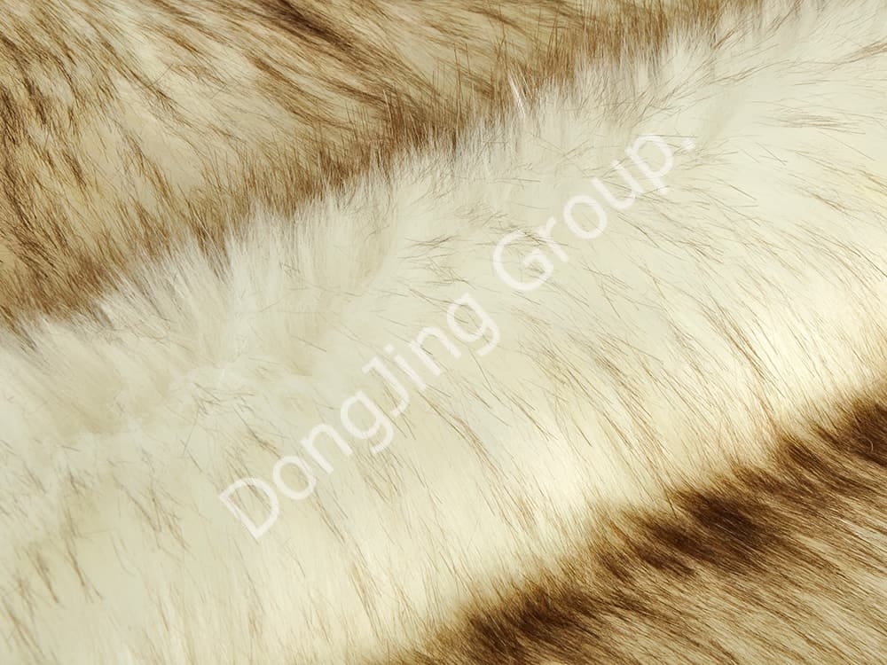 DP1028-Ponta tingida de branco faux fur fabric