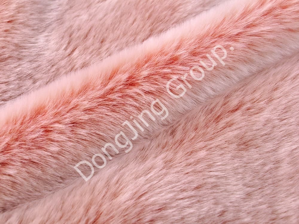 DP0960-Branco rosa faux fur fabric