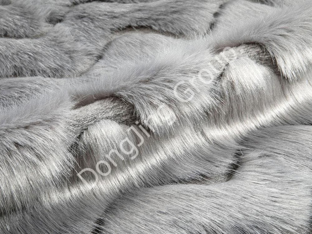 8HW0366-Elevação de Fuligem W Cabelo Pêlo de Coelho faux fur fabric