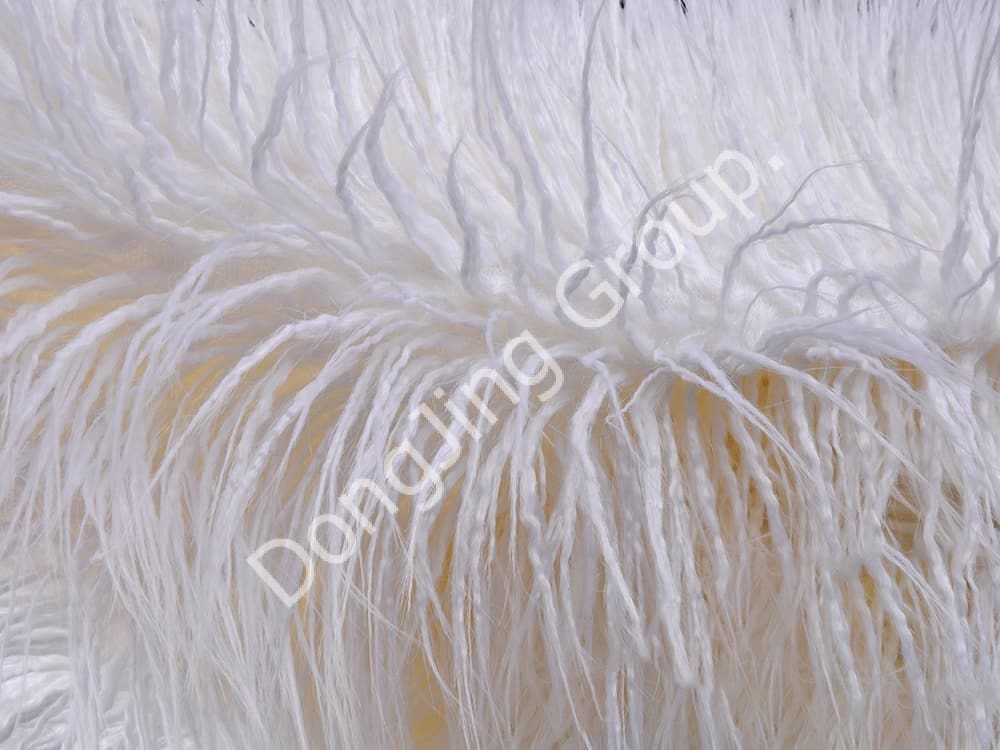 DP0969-Rolo de Rolo Duas Vezes Branco faux fur fabric