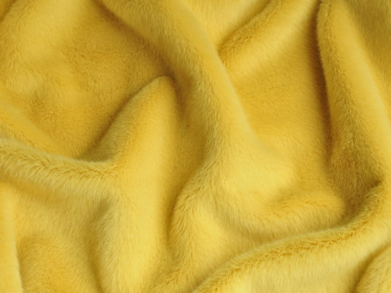 9T1674-Amarelo Limão faux fur fabric