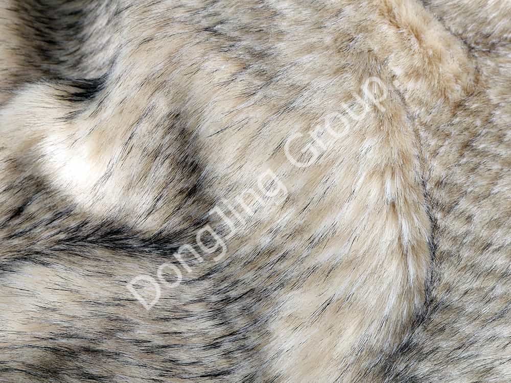 9W0688-Misturar Cabelo de Guaxinim Abacaxi faux fur fabric