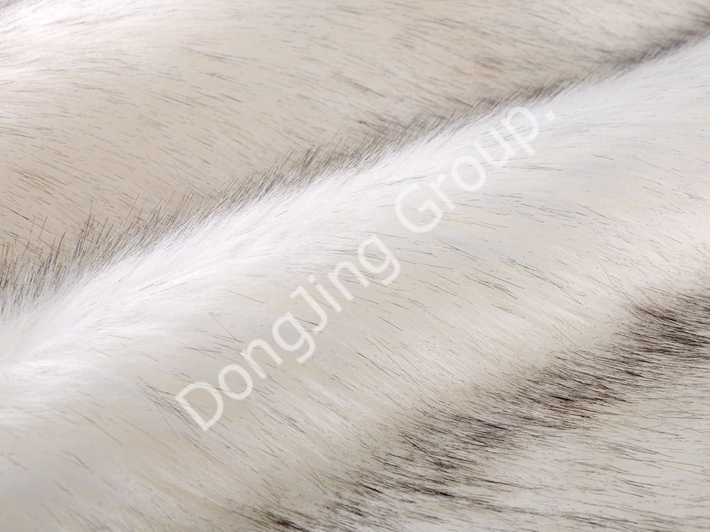 DP0630-Ponta tingida de branco faux fur fabric