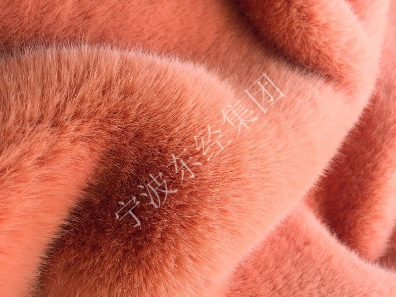 XD0005-Coral Laranja Raposa Dourada faux fur fabric